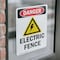 Signmission Electric Fence Danger Sign, Vinyl Decal, 7in W x 10in L, 2PK OS-2PACK-DS-D-710-V-2212 - alternate 4